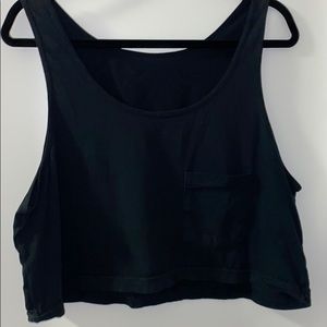 American Apparel flowy crop top